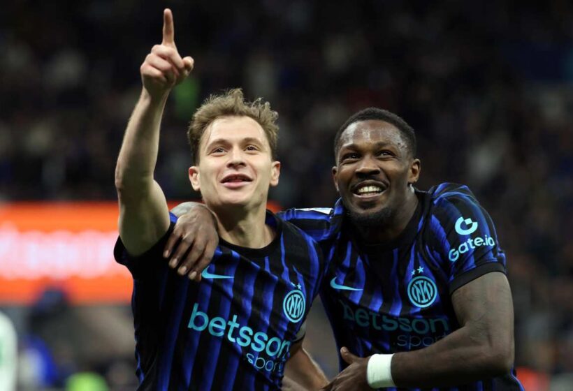 PAGELLE e TABELLINO Inter-Cagliari 3-0: Barella domina, Thuram vola, Mina duro