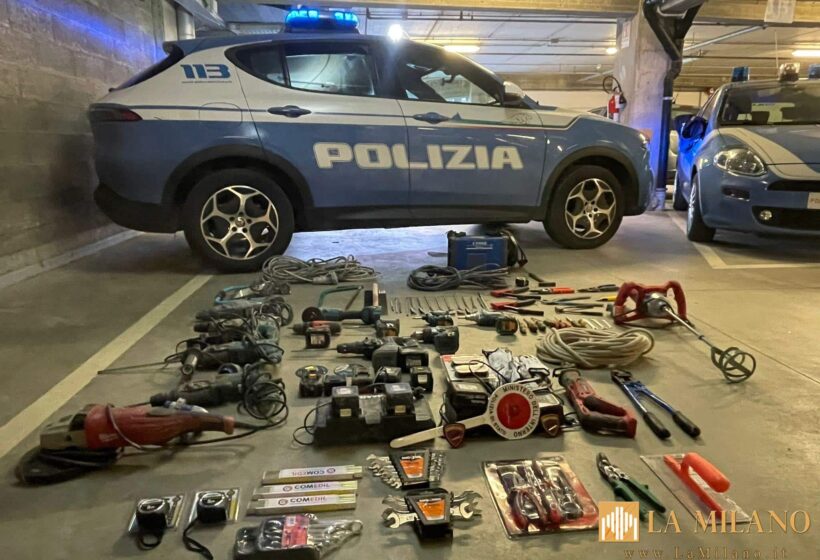 Monza, furto aggravato in cantiere edile: uomo denunciato dalla Polizia