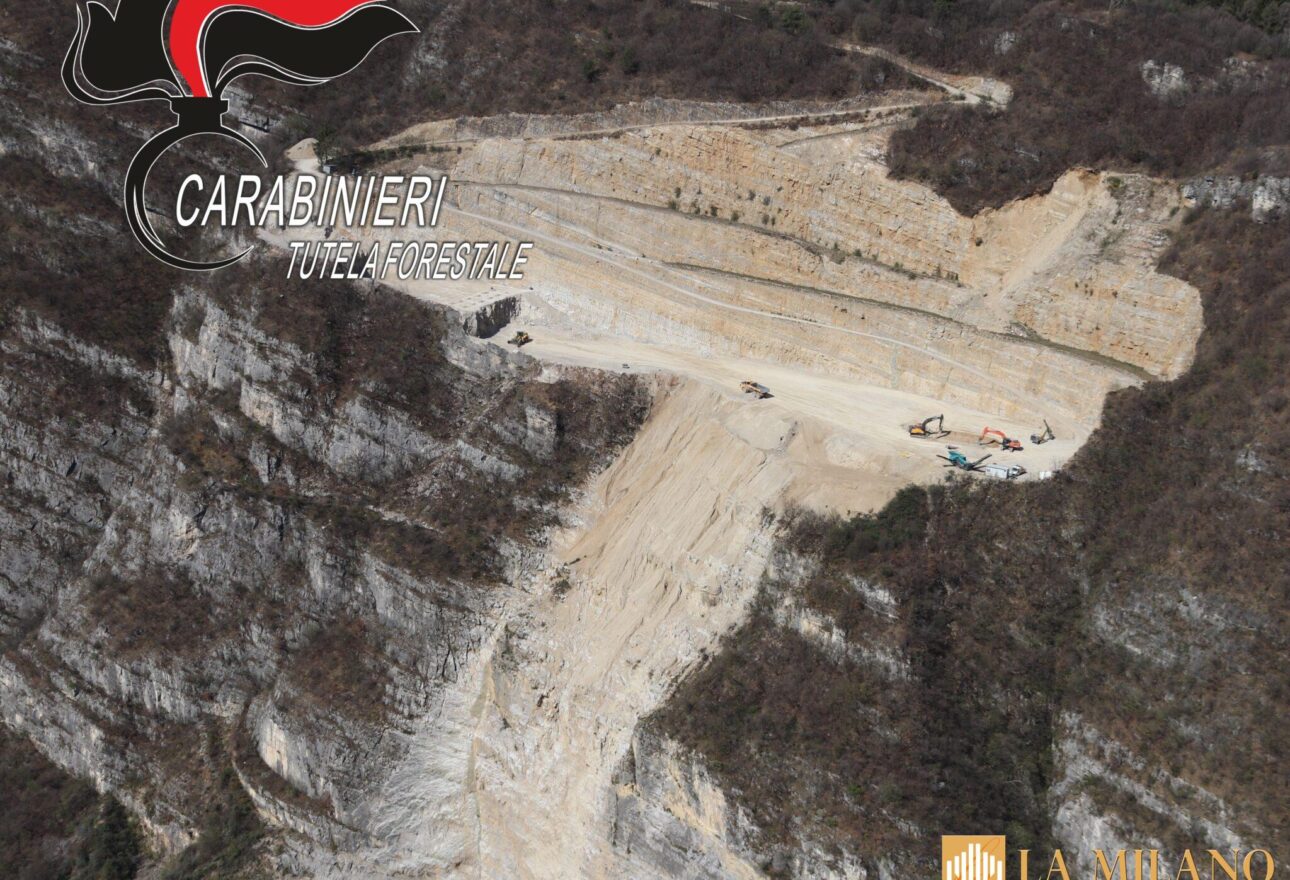 Valle Camonica, sanzioni da 1,5 mln: irregolarità in cava di calcare a Brescia