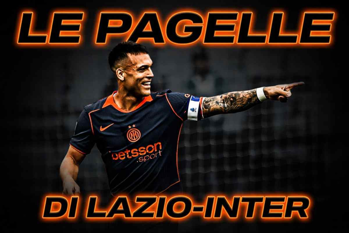 Pagelle e tabellino Lazio-Inter: Lautaro al top, Romagnoli ko nel derby