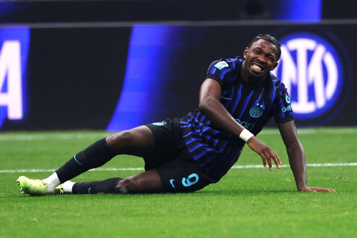 Finale Coppa Italia Lazio-Inter: non solo Thuram, un big rischia forfait