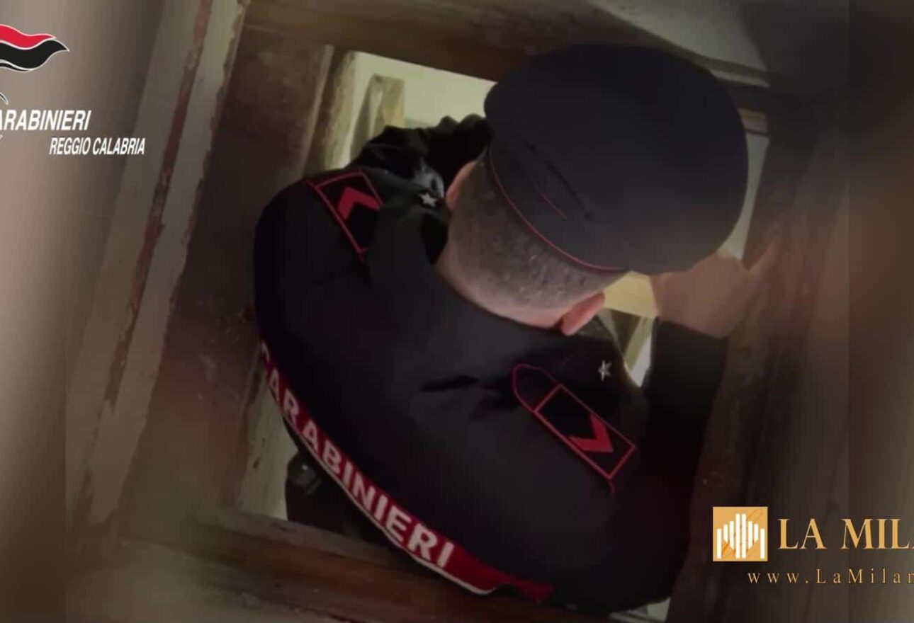 Ardore, trovato bunker sotterraneo con cunicoli e via di fuga: verifiche in corso