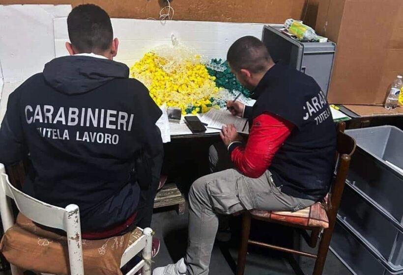 San Martino dall’Argine: lavoro nero e gravi irregolarità in confezioni