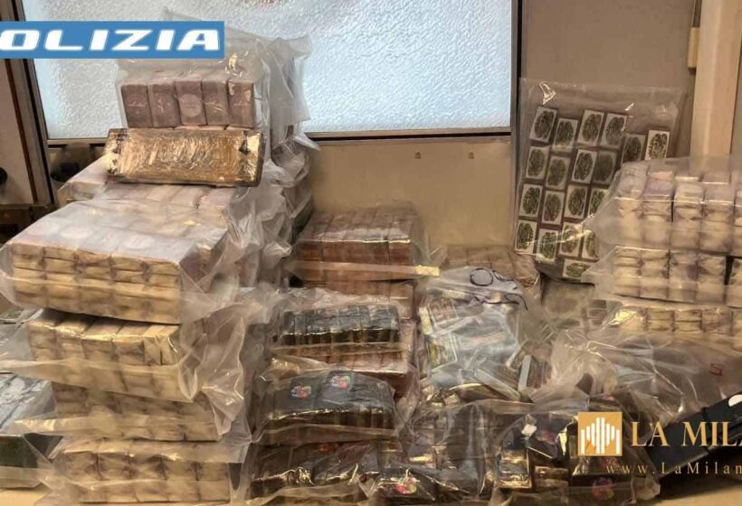 Cesate, sequestro record di droga: due arresti e 190 kg di hashish