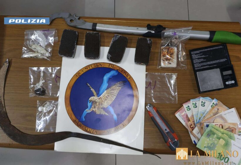 Appiano Gentile: spaccio nei boschi, arrestato 28enne con 440g di droga