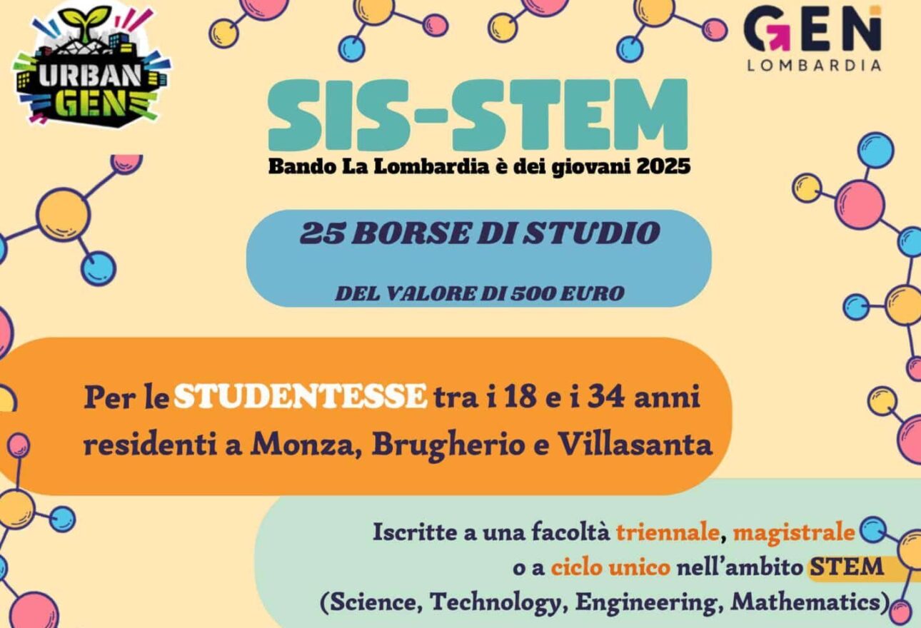 25 borse di studio STEM per universitarie a Monza–Brugherio–Villasanta